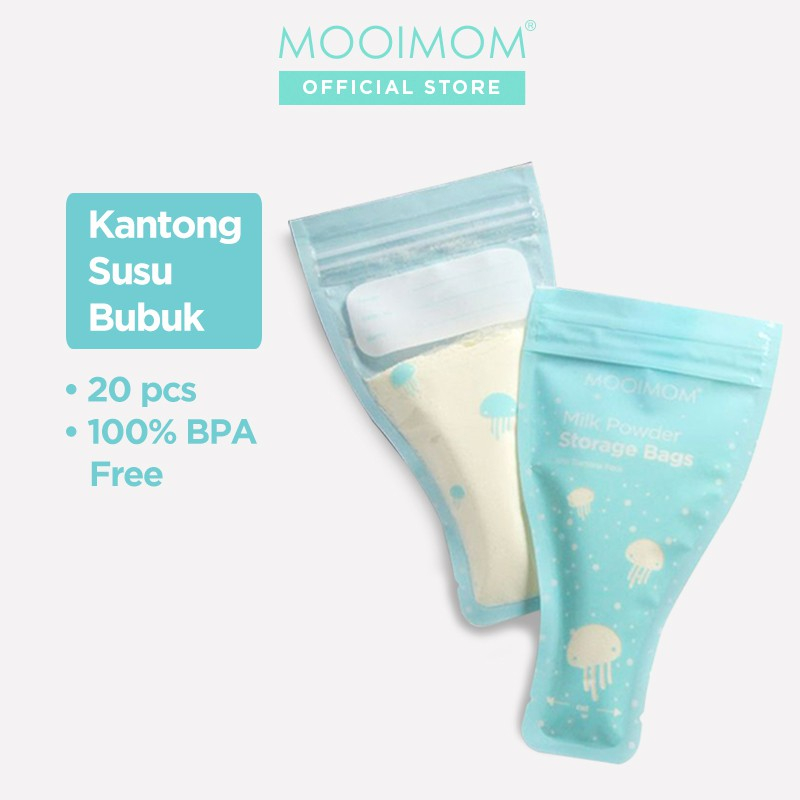 Mooimom - Milk Powder Storage Bags 20pcs / Kantong Susu Formula Bubuk