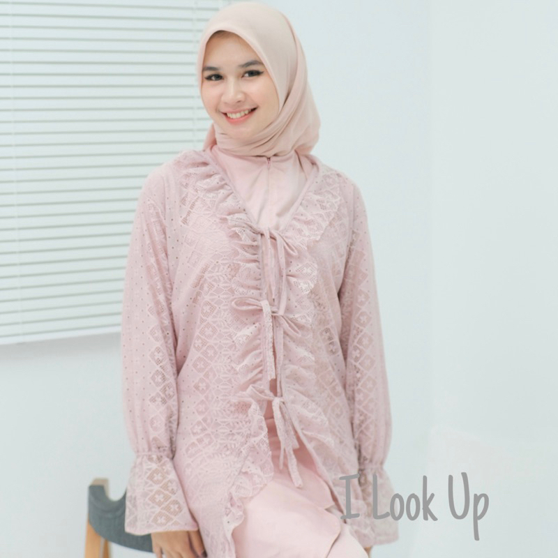 Zora Ruffle Outer | Lace Outer | Outer Kondangan | Kebaya Modern