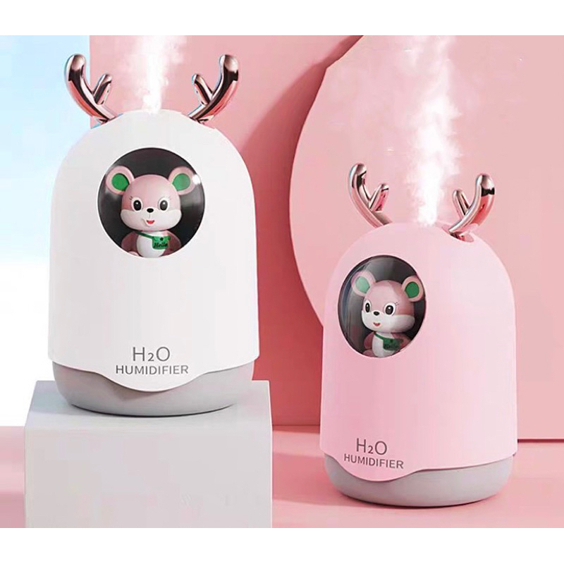 Humidifier Air Purifier 300ml Pelembab Pewangi Mobil Ruangan Kantor Kamar