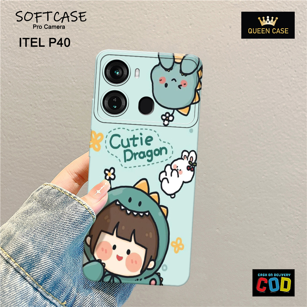 Softcase Hp Itel P40 Terbaru - Fashion Case Kartun - Case Hp Itel P40  - Casing Hp Itel P40 - Kesing