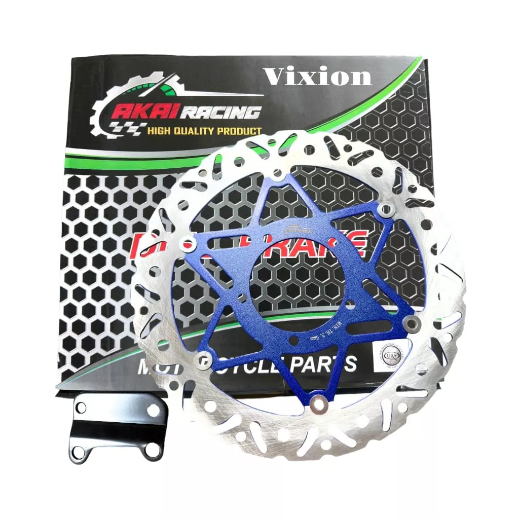 Piringan Cakram Depan Variasi Akai Racing Piringan Lebar Model Psm Ready Vixion