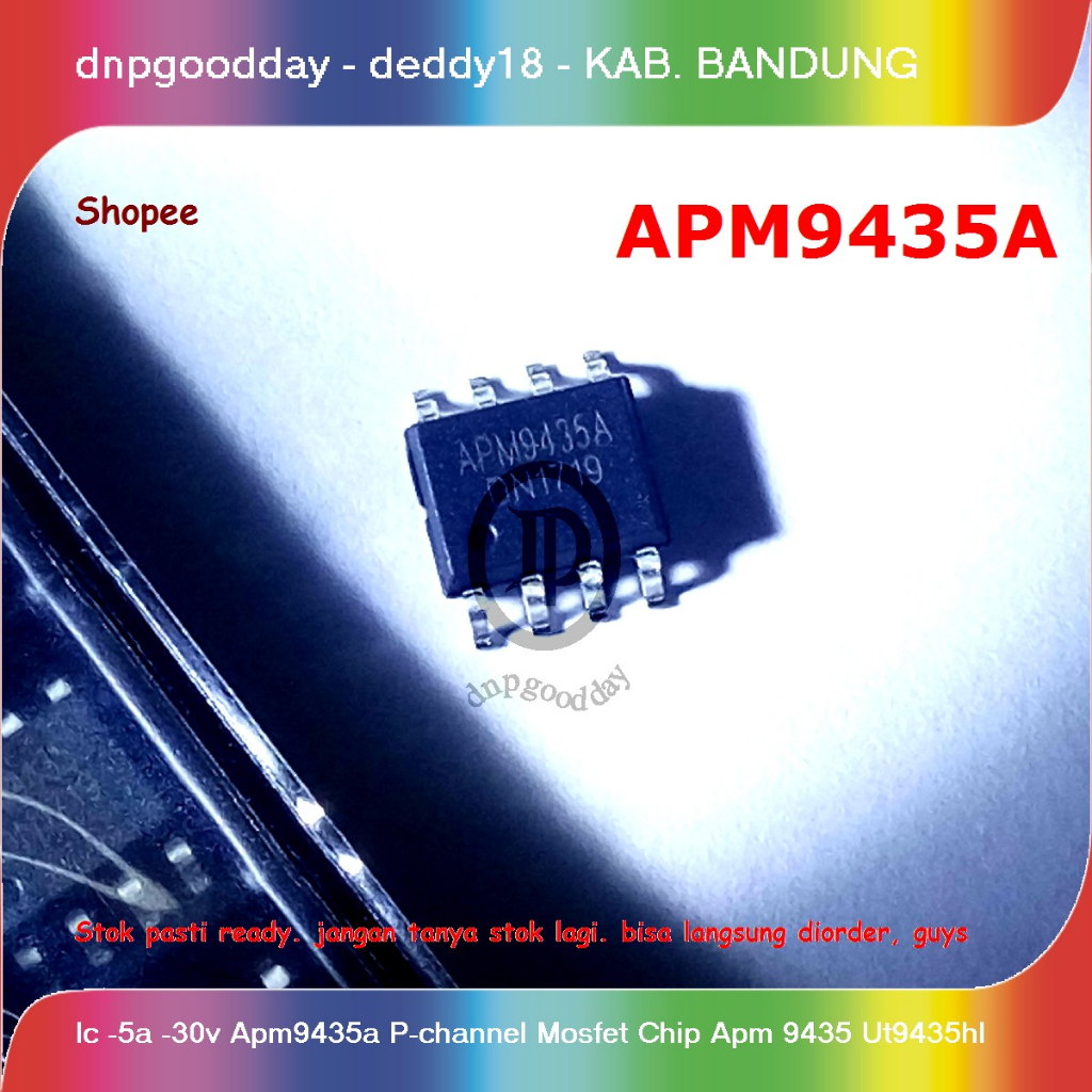 Ic  -5a  -30v  Apm9435a P-channel Mosfet Chip Apm 9435 Ut9435hl