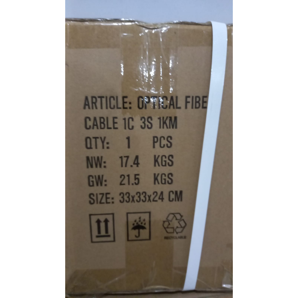 FIBER TEKNO Drop Cable 1C G657A LENGTH 1000M Kabel fo 1 core 3 seling