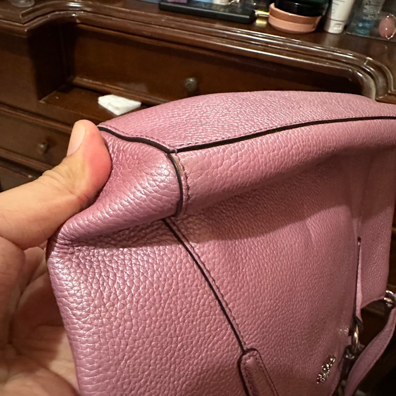 Preloved Coach Kelsey Mini Metallic Lilac Pernah Pakai