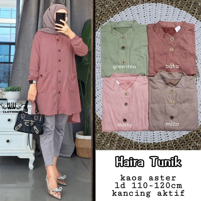 HAIRA TUNIK TOP original By W&amp;W