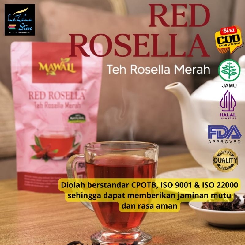 

Teh Herbal Celup Red Rosella Mawali isi 20 teabag