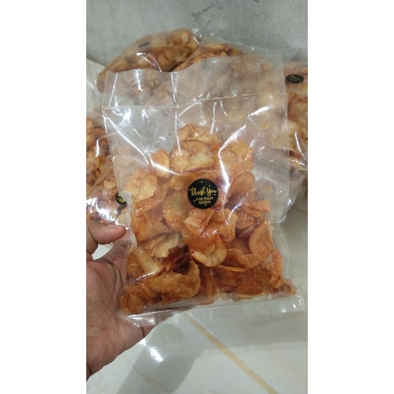 

keripik ubi pedas manis