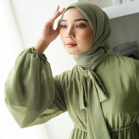 Gamis Terbaru 2023 Lebaran Wanita/ Durpadi Dress Ceruty Armany Full Furing/ Dress Kondangan Gaun Pesta Muslimah