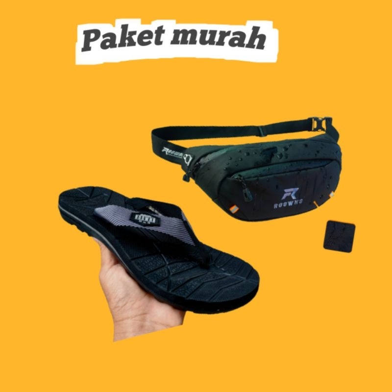 Paket Hemat Sandal Gunung Sendal Jepit Outdoor Sandal Struggle Roowns Zigo Woven