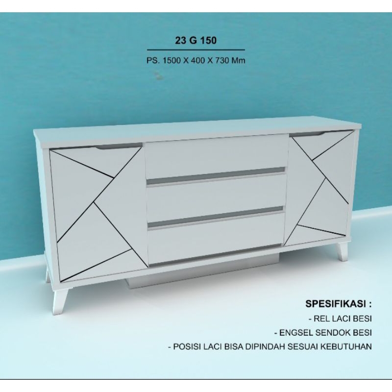 RAK SERBAGUNA MINIMALIS / SB MINIMALIS / KABINET SERBAGUNA MINIMALIS / RAK TV BESAR / meja tv minima