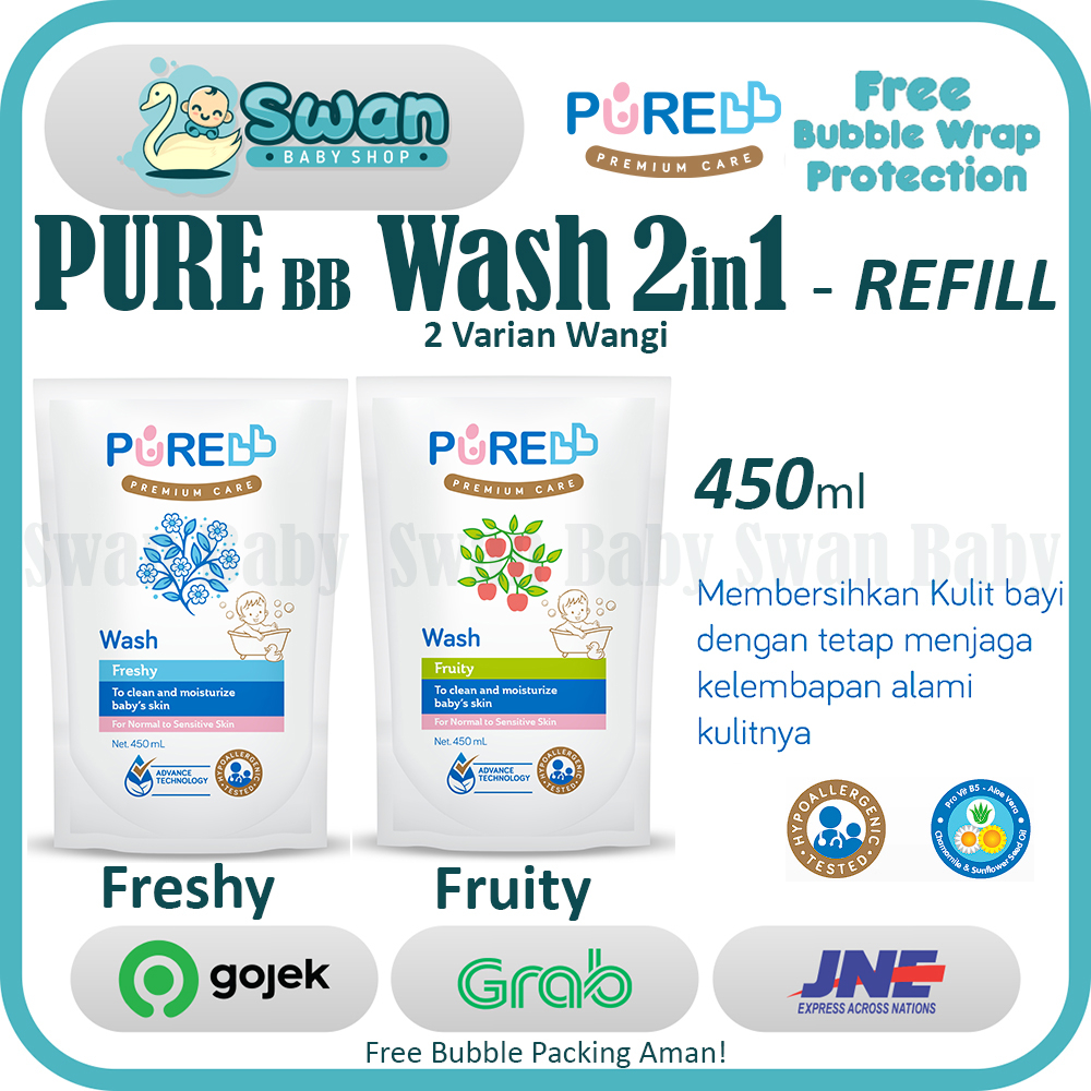 Pure BB Wash 450 ml ( REFILL ) / Pure BB Wash Refill