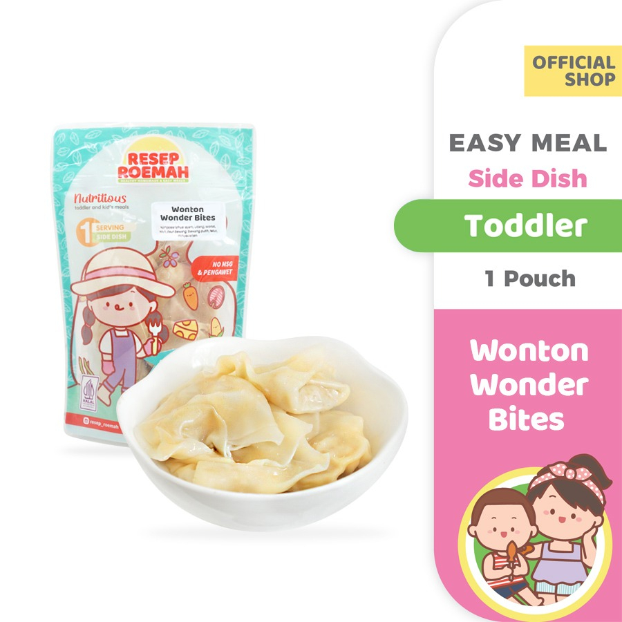 

ResepRoemah Wonton Wonder Bites/ Wonton Ayam / Toddler / Homemade Frozen Food / No MSG