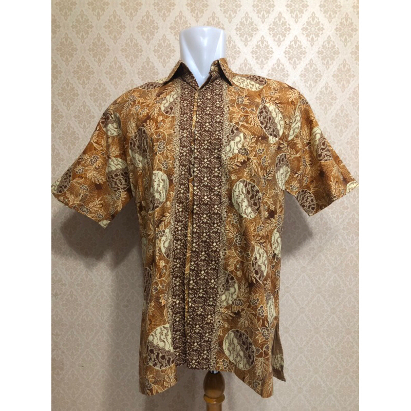 [PRELOVED] Baju Batik Lengan Pendek Pria Merek Asyraf (Batik Solo)