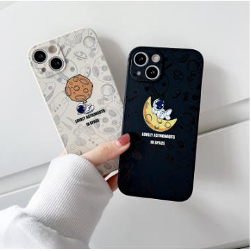 Casing Samsung A34 A14 5G A54 Case Cute Astronot Liquid