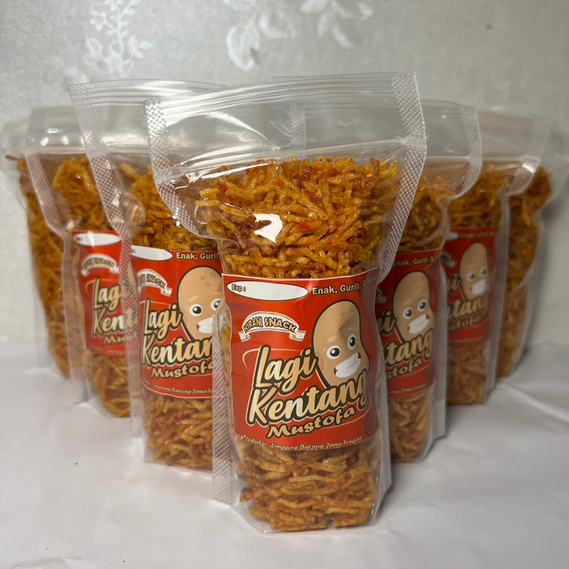 

Sekar_Shop07 Kering Kentang Mustofa 100Gr Pedas Manis Enak Gurih Renyah Dan Lezat