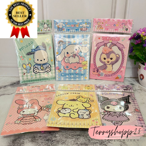

Diy Stiker Daimond Painting Sanrio Kode LD ZSH514 duffy cinamonrol Kuromi Cute Kreatif Anak