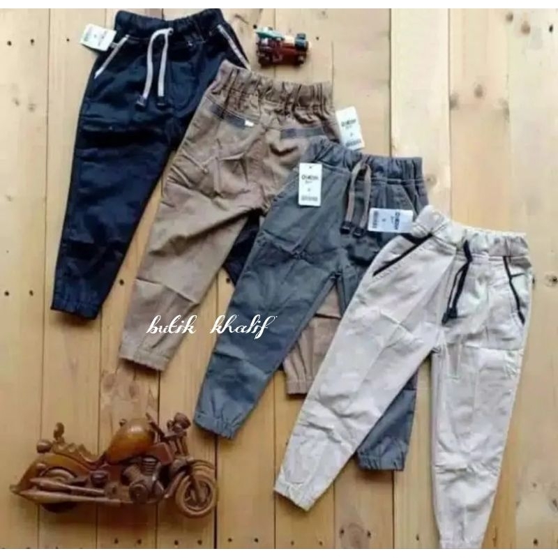 Celana panjang Chino Joger anak chinos jogger termurah 1-13 tahun