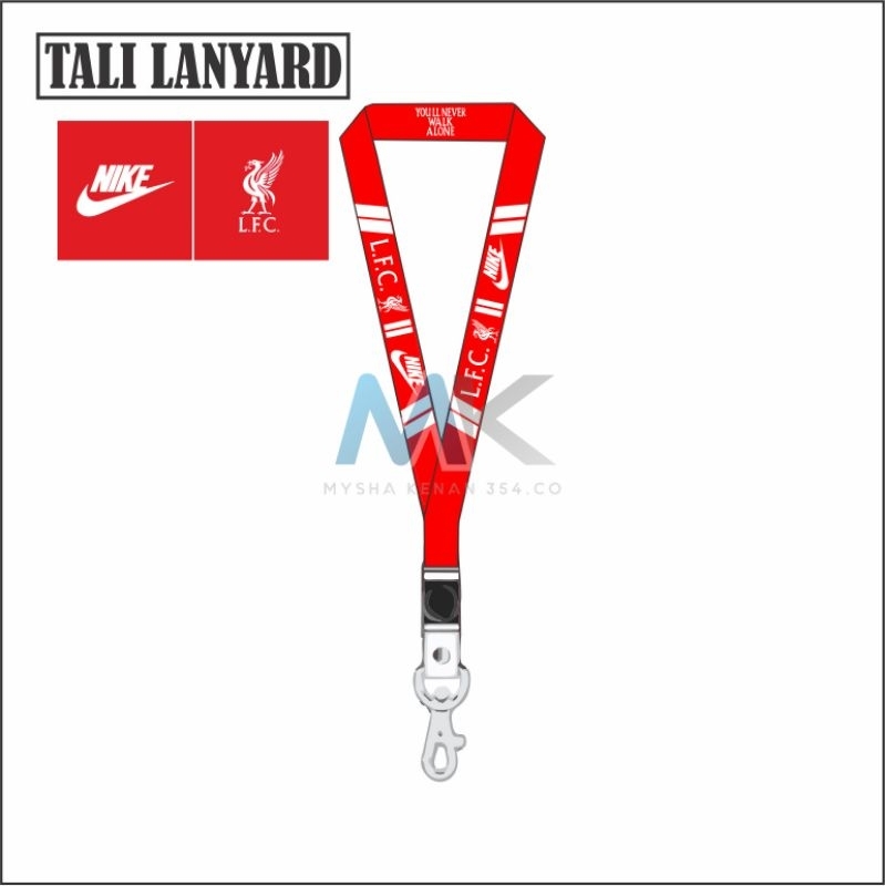 LANYARD NIKE PREMIUM GANTUNGAN KUNCI/GANTUNGAN POD/GANTUNGAN ID CARD