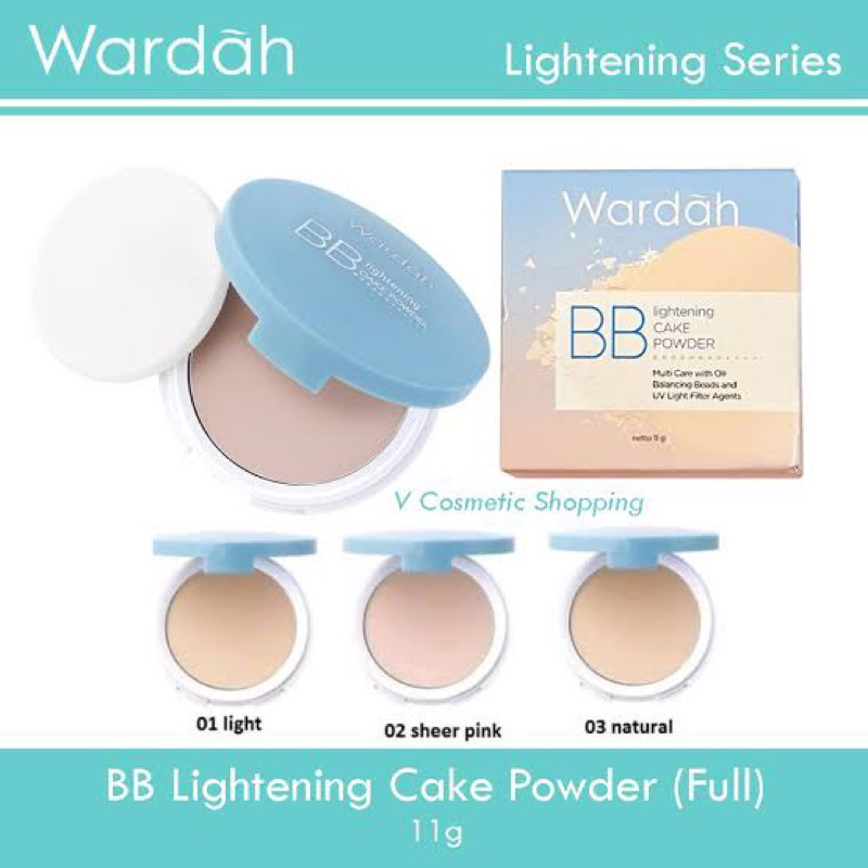 Wardah BB lightening Cake Powder Refill 11 g