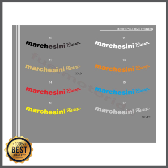 Sticker Velg Motor OZ Racing Daytona CBR R25 Ninja GSX nmax XMAX ADV - 01 OZ Hitam Promo