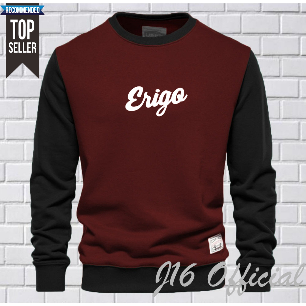 CREWNECK Jaket Distro Sweater Oblong Pria Wanita FLEECE TEBAL PREMIUM