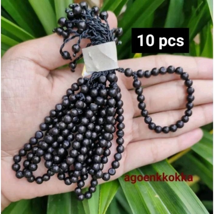 Grosir 10 pcs Gelang merica anak ( balita ) hitam kokka kaukah