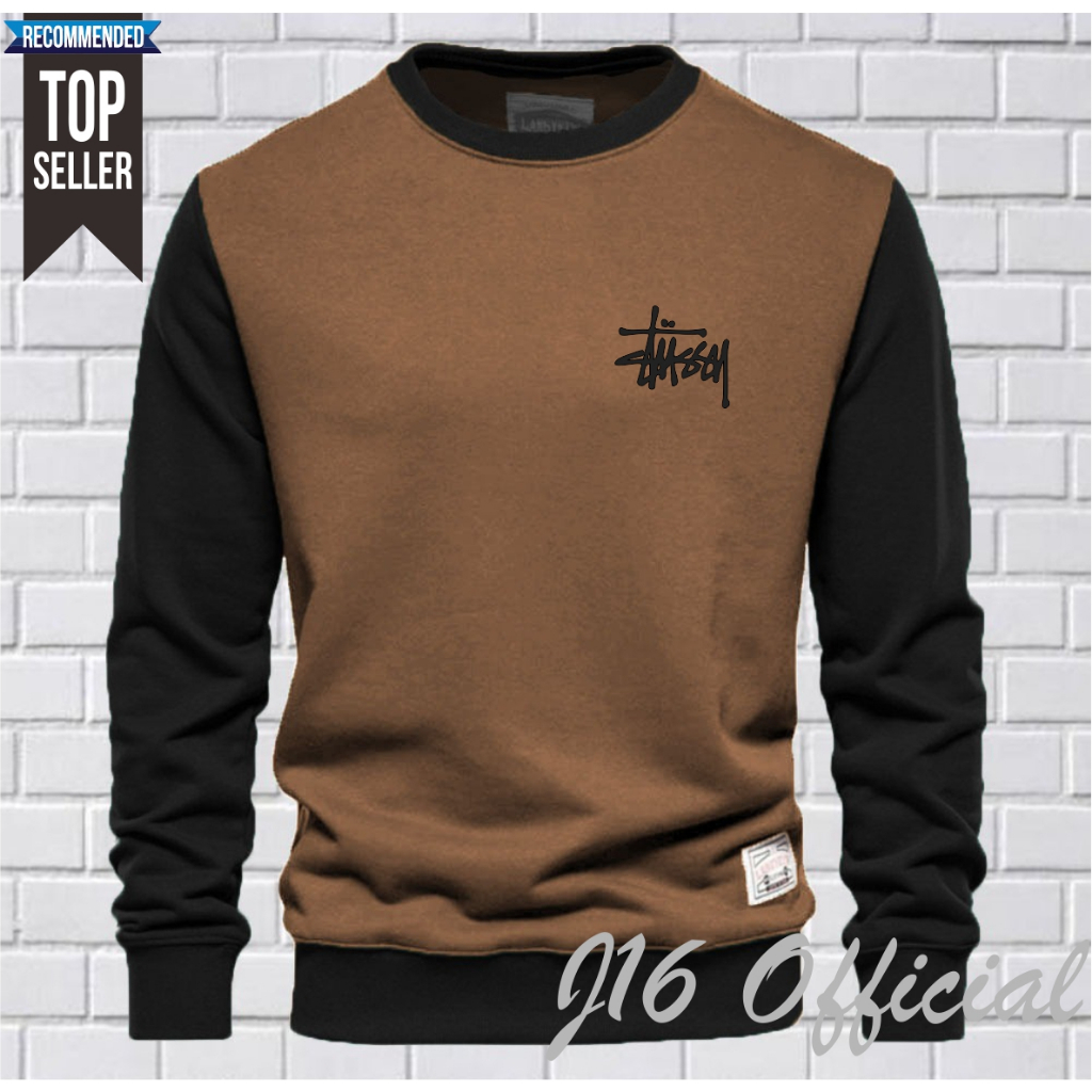 CREWNECK Jaket Distro Sweater Oblong Pria Wanita FLEECE TEBAL PREMIUM