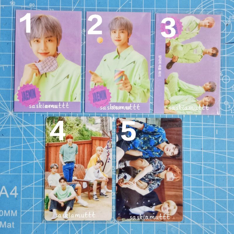PC Photocard Official Jaemin Group NCT Dream 127 (Game Card SG21, Dicon 101)