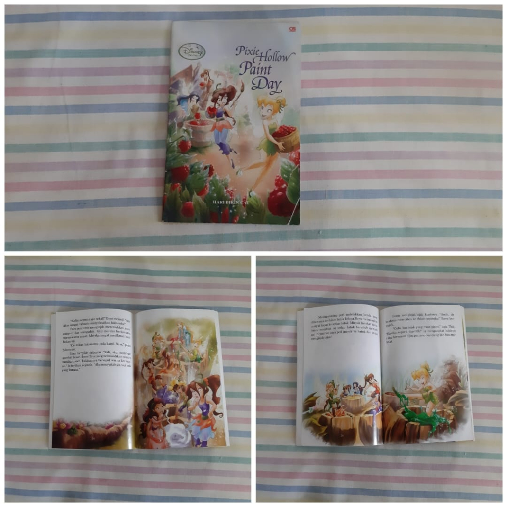 Pixie Hollow Paint Day Hari Bikin Cat buku anak