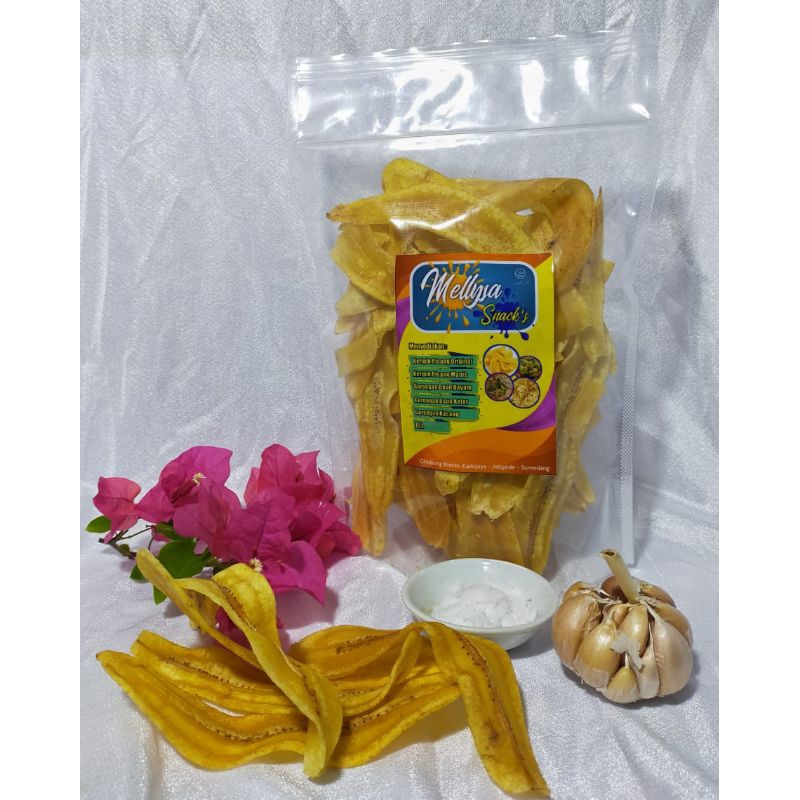 

MELLYSA'S SNACK KERIPIK PISANG ASIN 3 ons / 100g