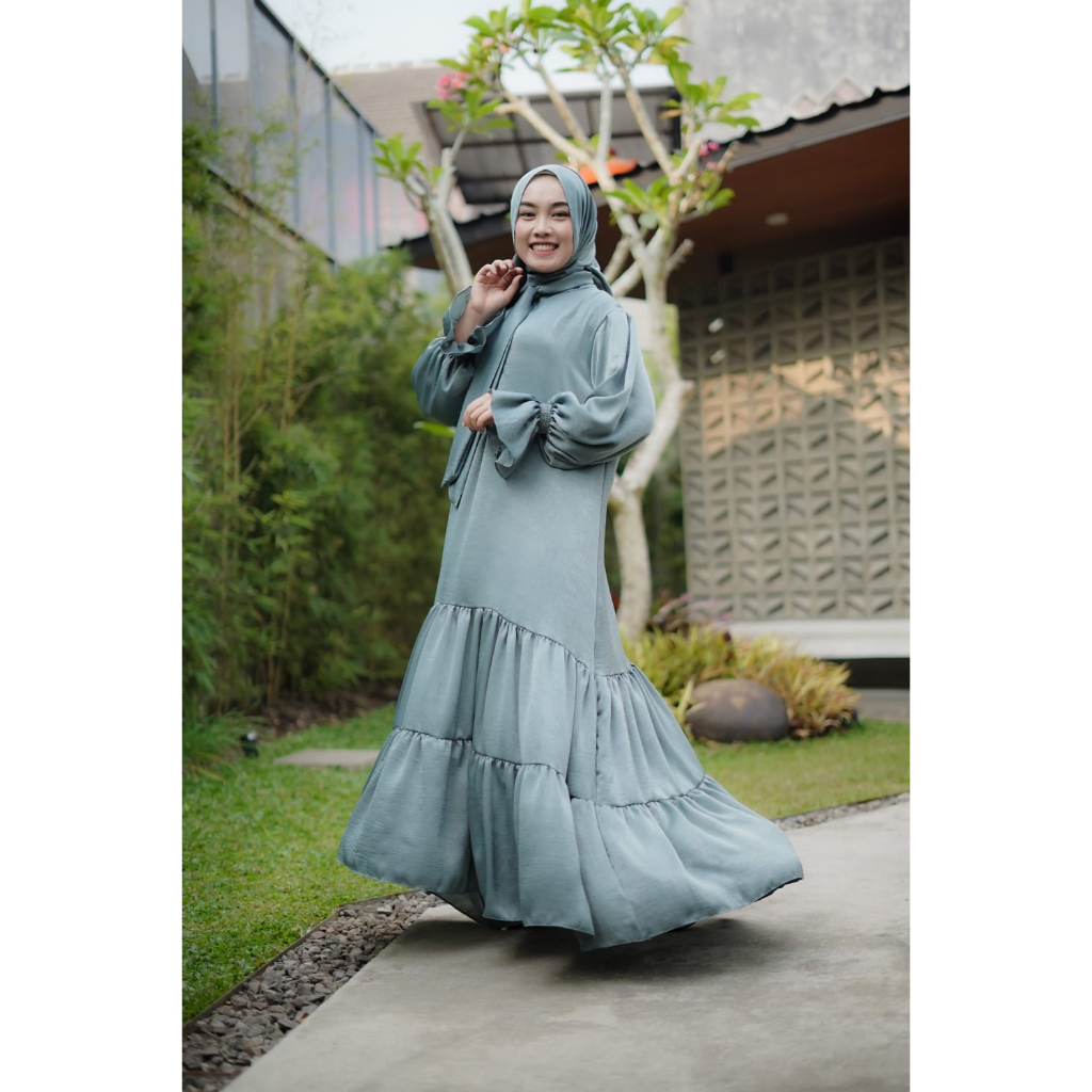 Noora abaya // gamis abaya turkey remaja mewah import terbaru 2023 || baju dress wanita kekinian