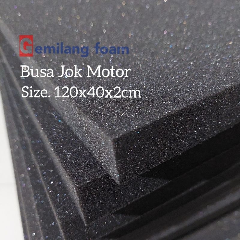 BUSA KULIT LEMBARAN JOK MOTOR DENSITY 55 PREMIUM PADAT & KENYAL KETEBALAN 1.5 CM / 1.8 CM / 2CM