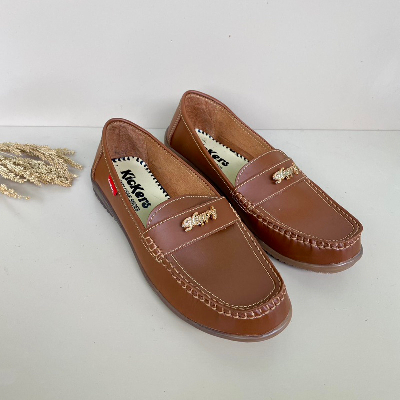 Sepatu Slip On Flat Selop Casual Santai Wanita-Sepatu Wanita Flat Dinas Kerja Sekolah Kuliah Formal