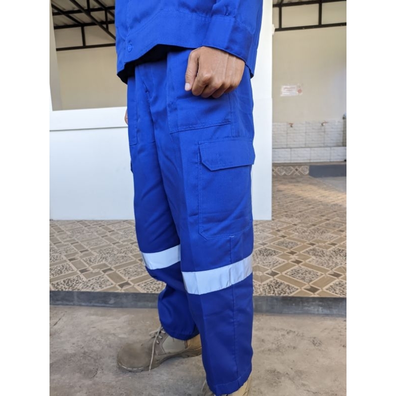 Wearpack Safety Setelan Scotchlite/Stelan/WPT/Skotlet/Seragam Kerja Proyek/Coverall/Termurah