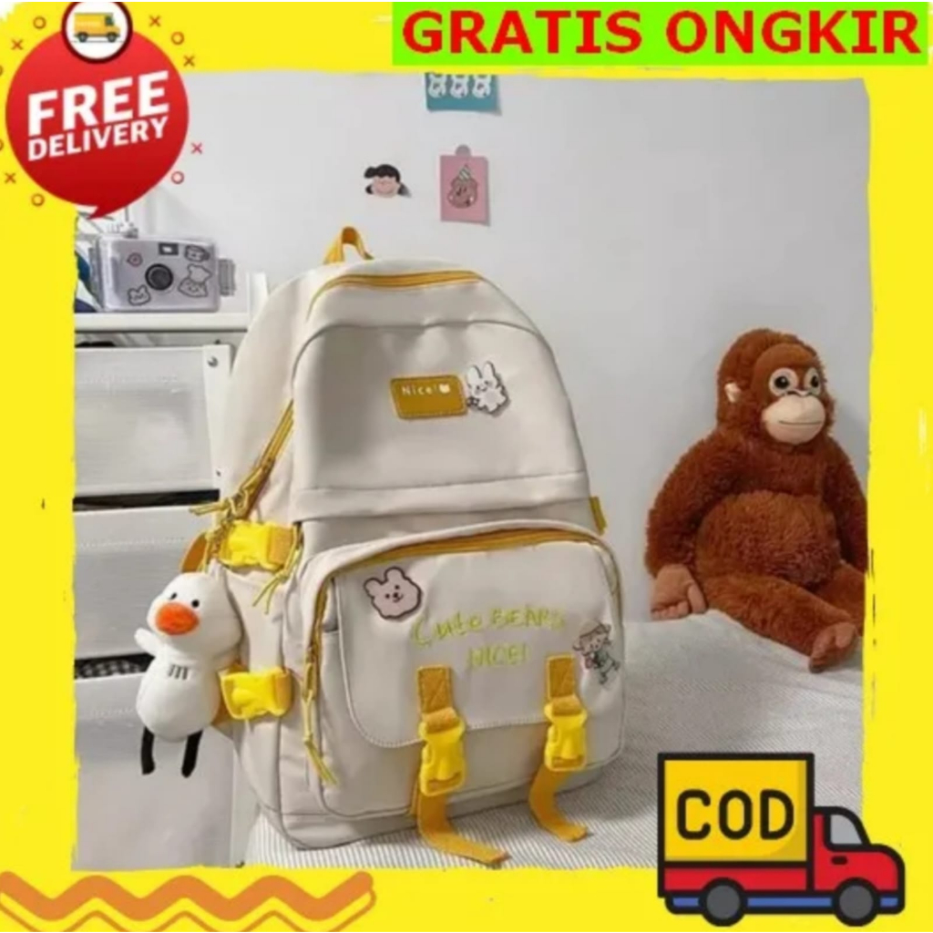 Tas Sekolah Anak Perempuan Sd Smp Sma Ransel Kerja ORIGINAL Tas Sekolah Cewek Laki BackPack IMPORT