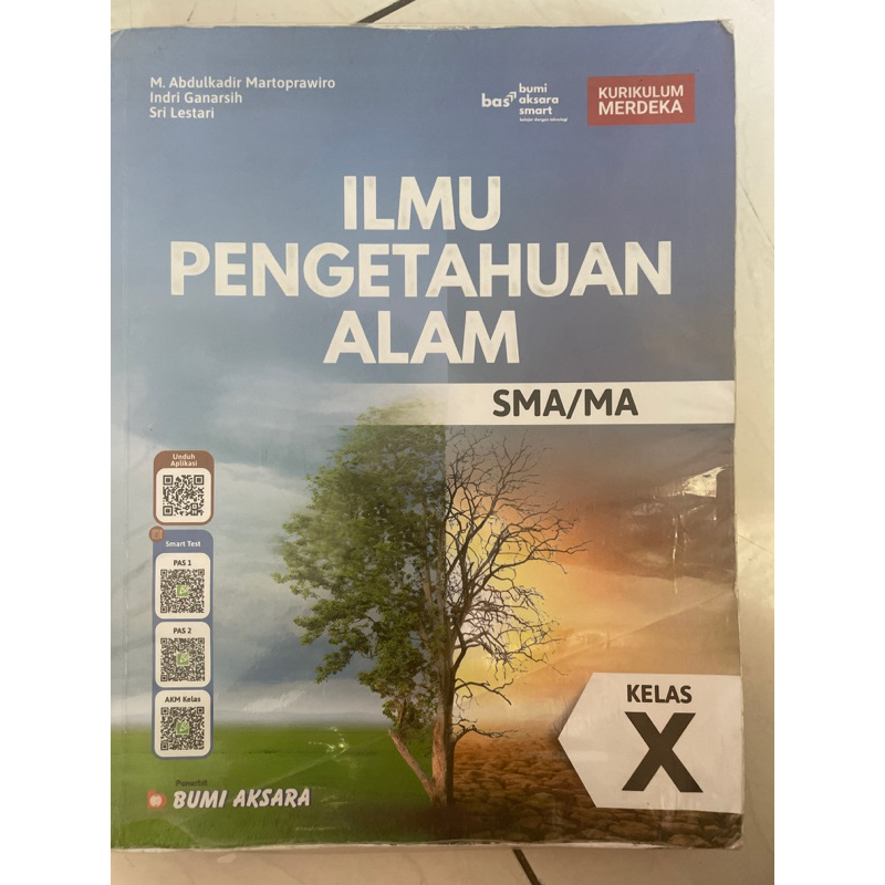 

BUKU ILMU PENGETAHUAN ALAM KELAS X