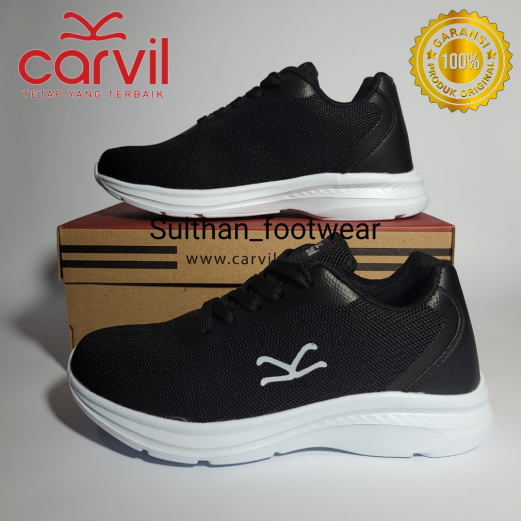 Sepatu sekolah SD CARVIL ZICO-02 T HitamPutih