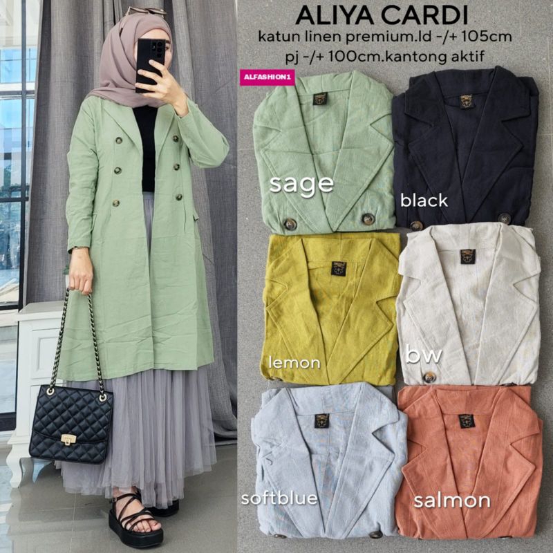 ALIYA CELSIA NEW CARDI ORI AL FASHION/BIANCA CARDIGAN/DENADA CARDY RAJUT ORI VIN STORE/OUTER WANITA/