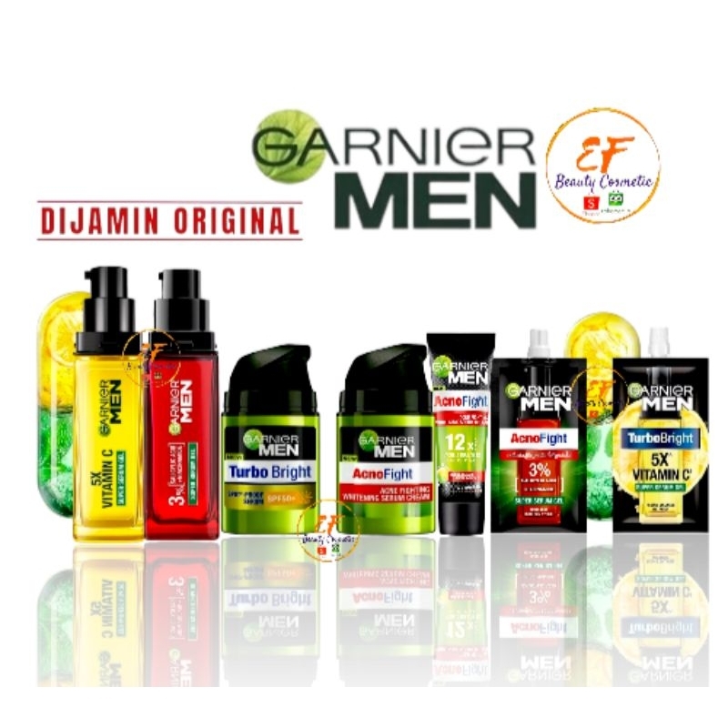 GARNIER Men Serum&Moisturizer Series  - Serum&Pelembab Wajah Pria