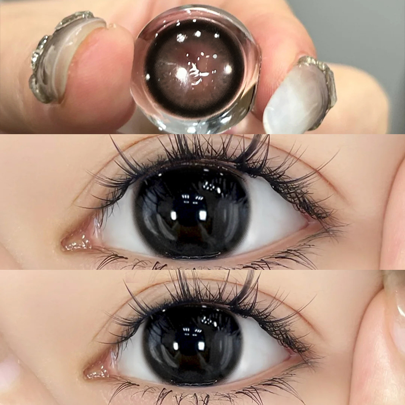 [✅COD] MYSTICEYES SOFTLENS OLIVIA SERIES HAZE14.2MM  BIG EYES