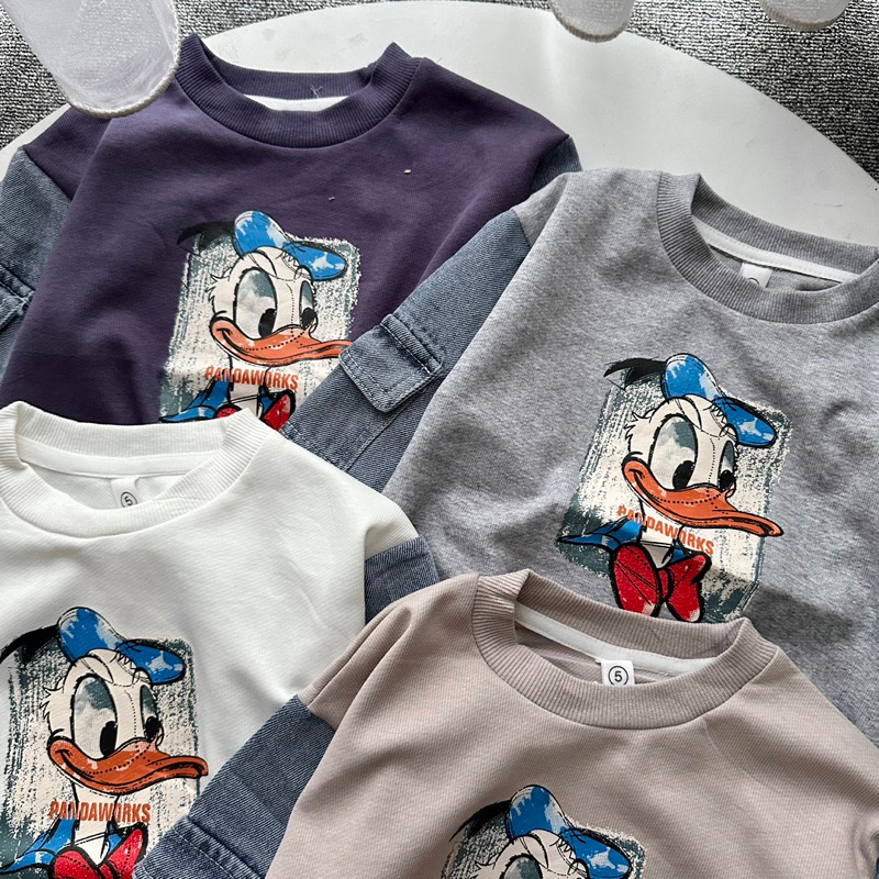 Donalduck sweater jeans | sweater crewneck anak