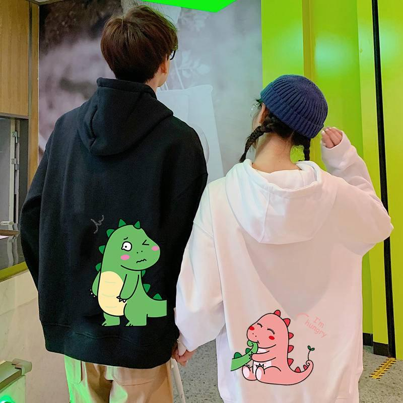 Hoodie Distro tebal couple Dino Hoodie hoodie dino couple terbaru berkualitas