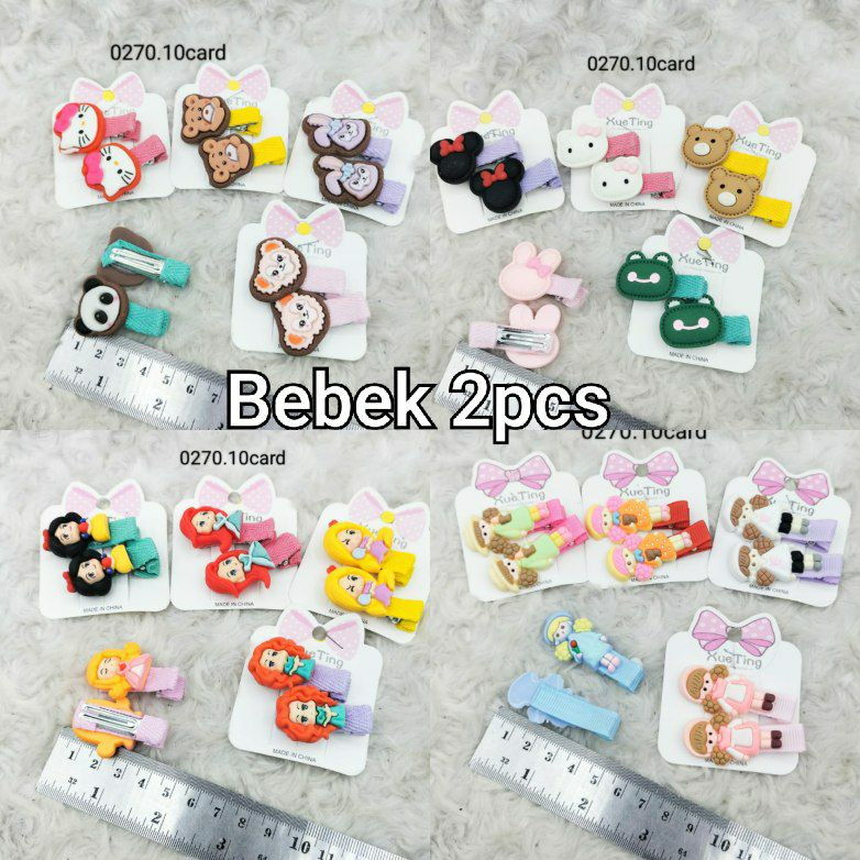 [ 1SET ] JEPITAN RAMBUT ANAK LUCU IMPORT