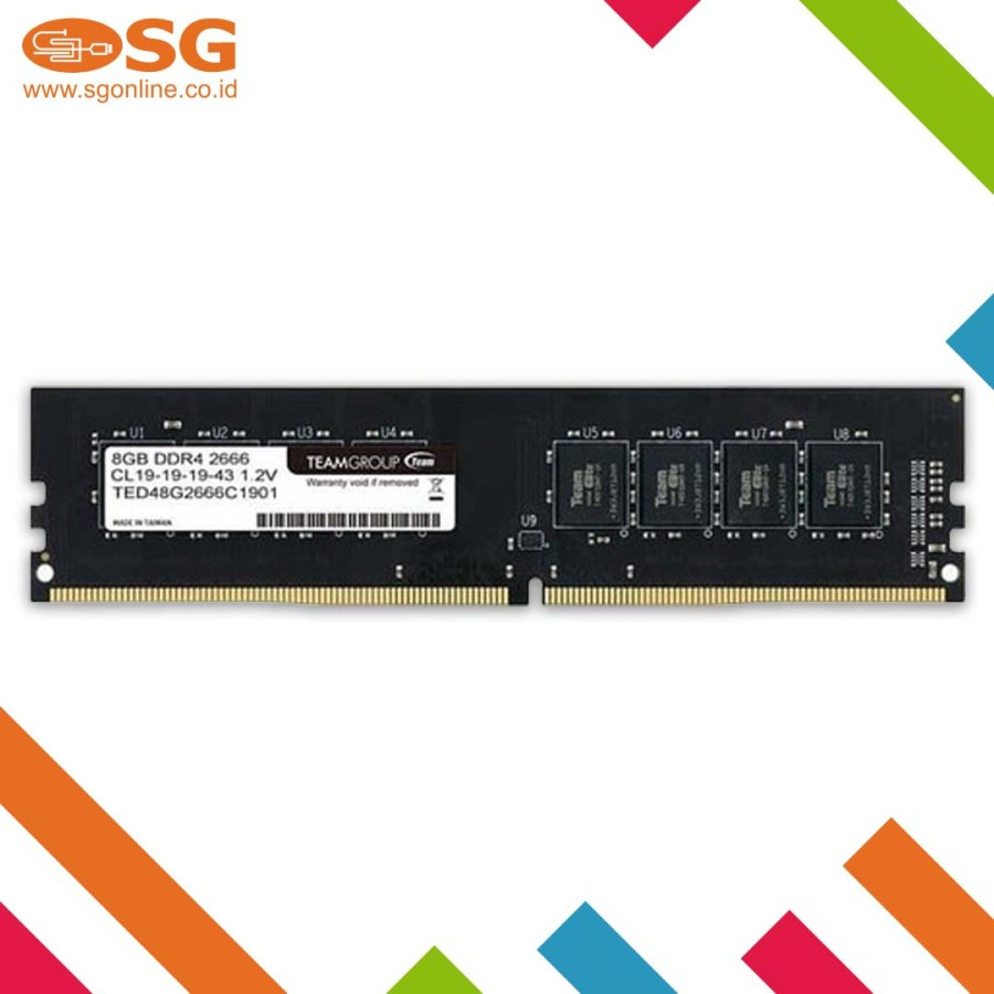 RAM TEAM ELITE DDR4 LONGDIM - RAM PC - RAM KOMPUTER - 4GB