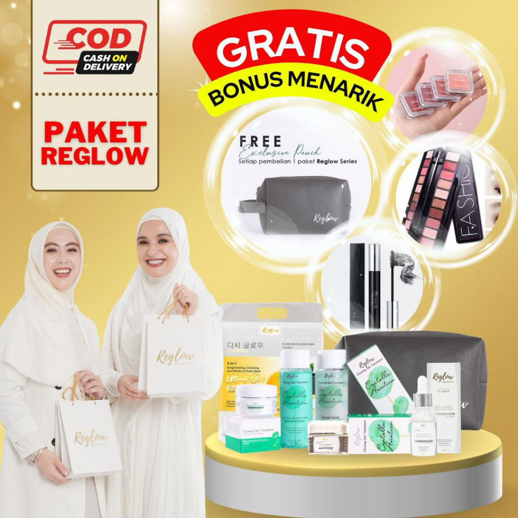 [Rekomendasi Dr.Cindy, Kakak Ria Ricis ] SKINCARE REGLOW SERIES Glowing Skin Treatment Original BPOM