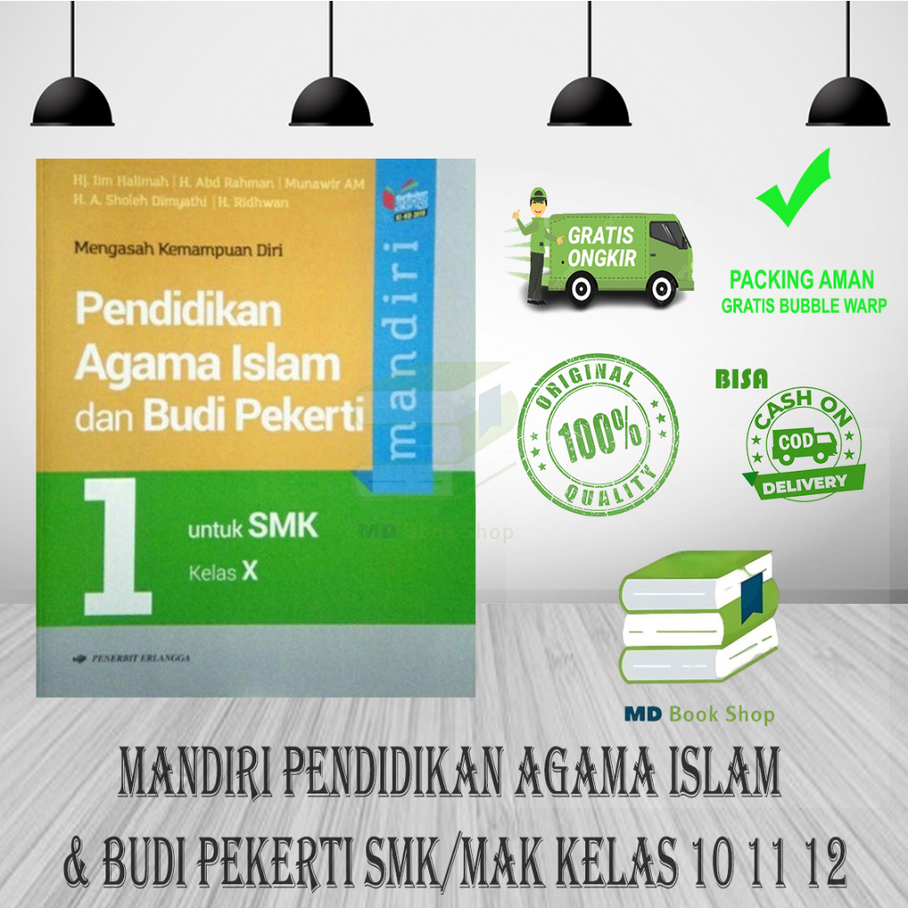 BEST SELLER MANDIRI PENDIDIKAN AGAMA ISLAM & BUDI PEKERTI SMK/MAK KELAS 10 11 12 - ERLANGGA
