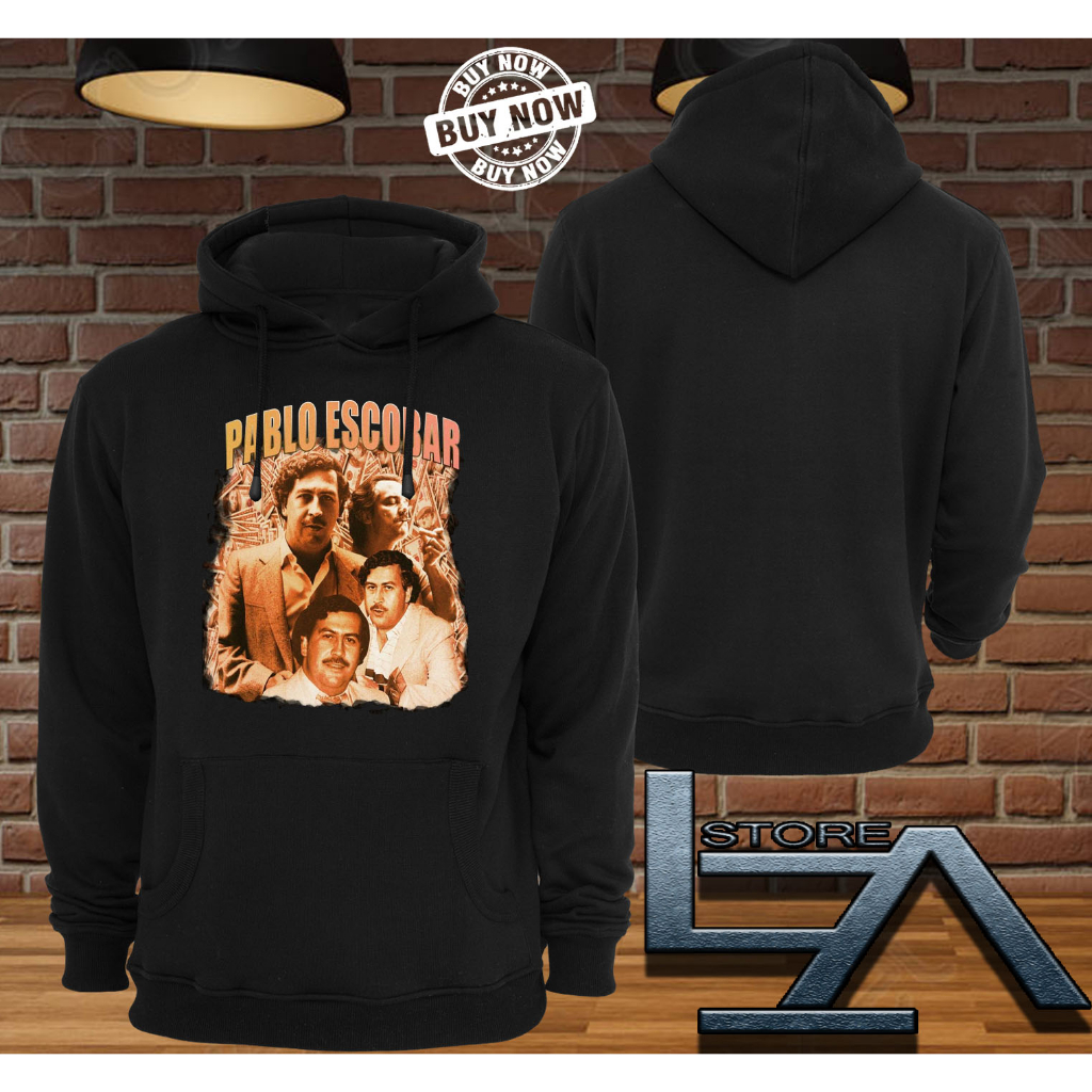 Jaket Sweater Hoodie    PABLO ESCOBAR  Keren Pria & Wanita PABLO