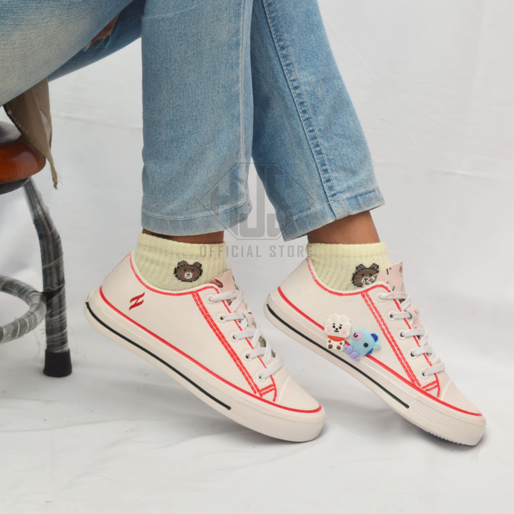 Sepatu Wanita Hazana Terbaru Sneakers Hazana Sepatu Wanita Kekinian Low Sneaker Wanita Sepatu Cewek Murah Sepatu Hazana Low