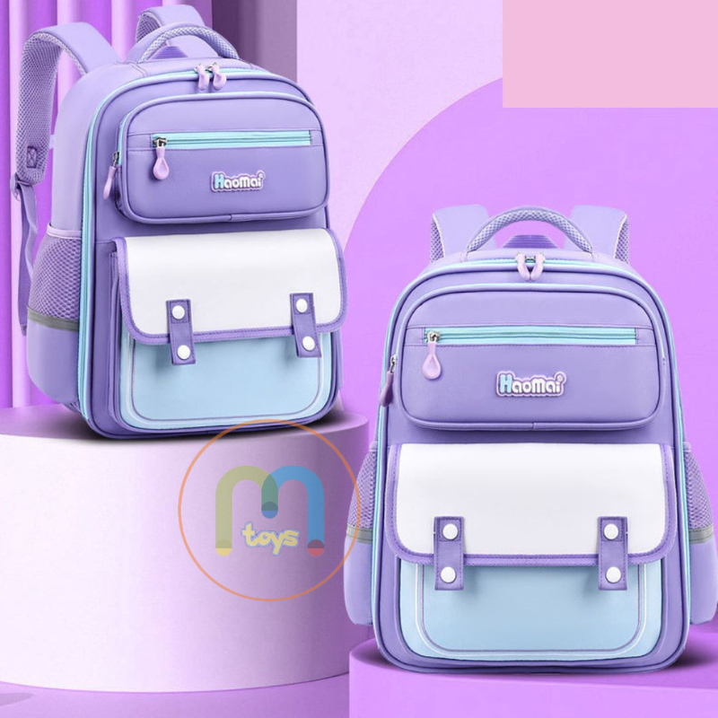 [MTOYS] Tas Ransel Motif Simple dan Keren Untuk Anak Sekolah Kualitas Import Premium -M0216