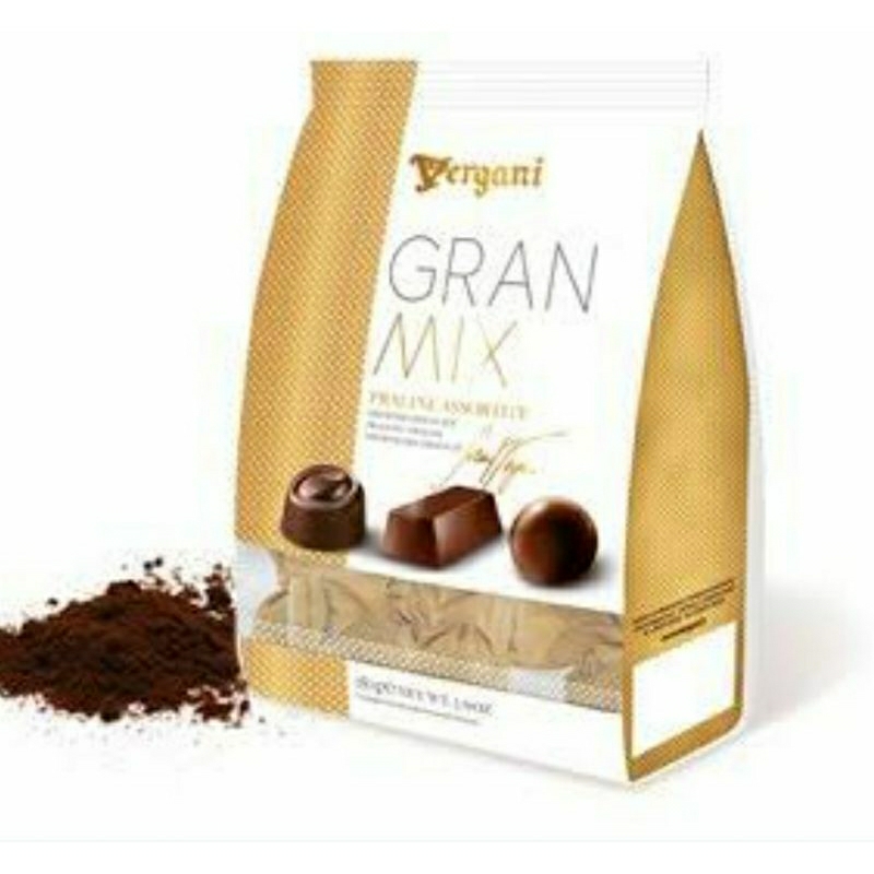 Vergani GRAN MIX praline (HAZELNUT &amp; MILK chocolate) 150 gr